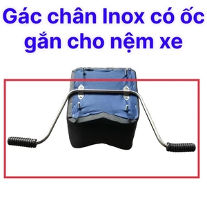 Gác chân Inox gắn ghế nệm ngồi xe cho bé( Có kèm ốc)