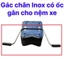 Gác chân Inox gắn ghế nệm ngồi xe cho bé( Có kèm ốc)