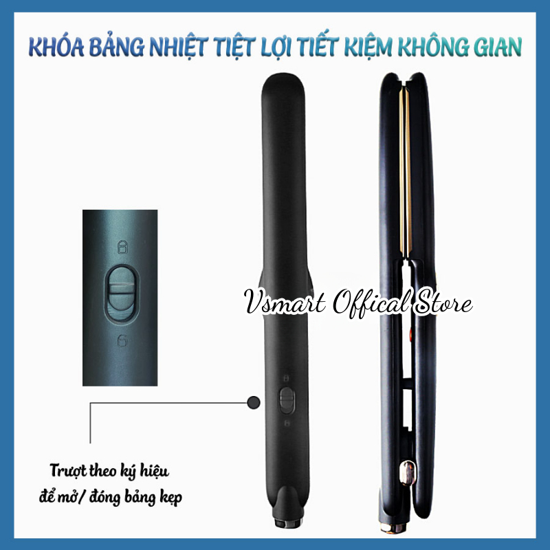 🚚Hỏa Tốc🚚Máy Uốn Tóc Kiêm Duỗi Tóc Mini 3 in 1 Có Thể Điều Chỉnh Nhiệt Độ