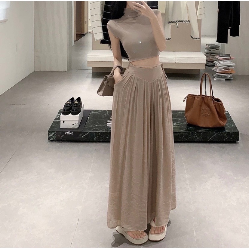 M108-Quần đũi ống rộng phong cách Hàn Quốc