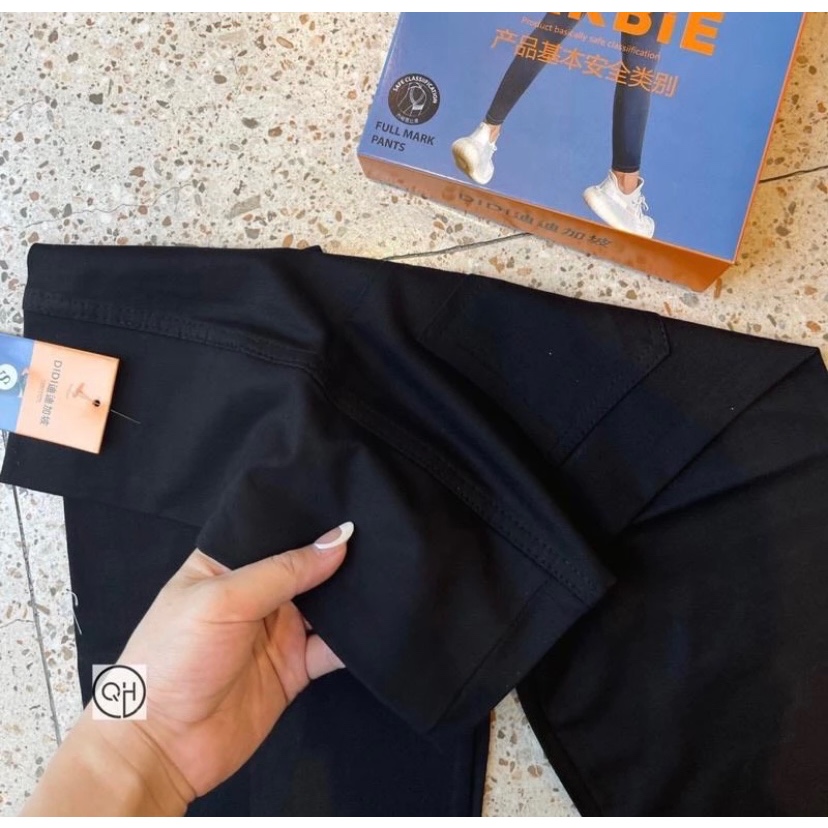 Quần legging cạp cao 6cm gen bụng chất umi hàn cao cấp