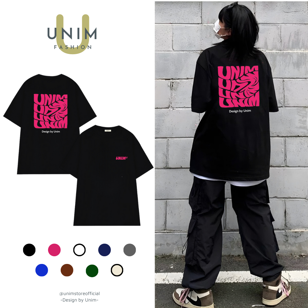 [VẢI 250 GSM] Áo Thun Local Brand Chữ Xoắn Nhiều Màu Design By Unim Cotton 250 GSM Cao Cấp Form Unisex - AP99