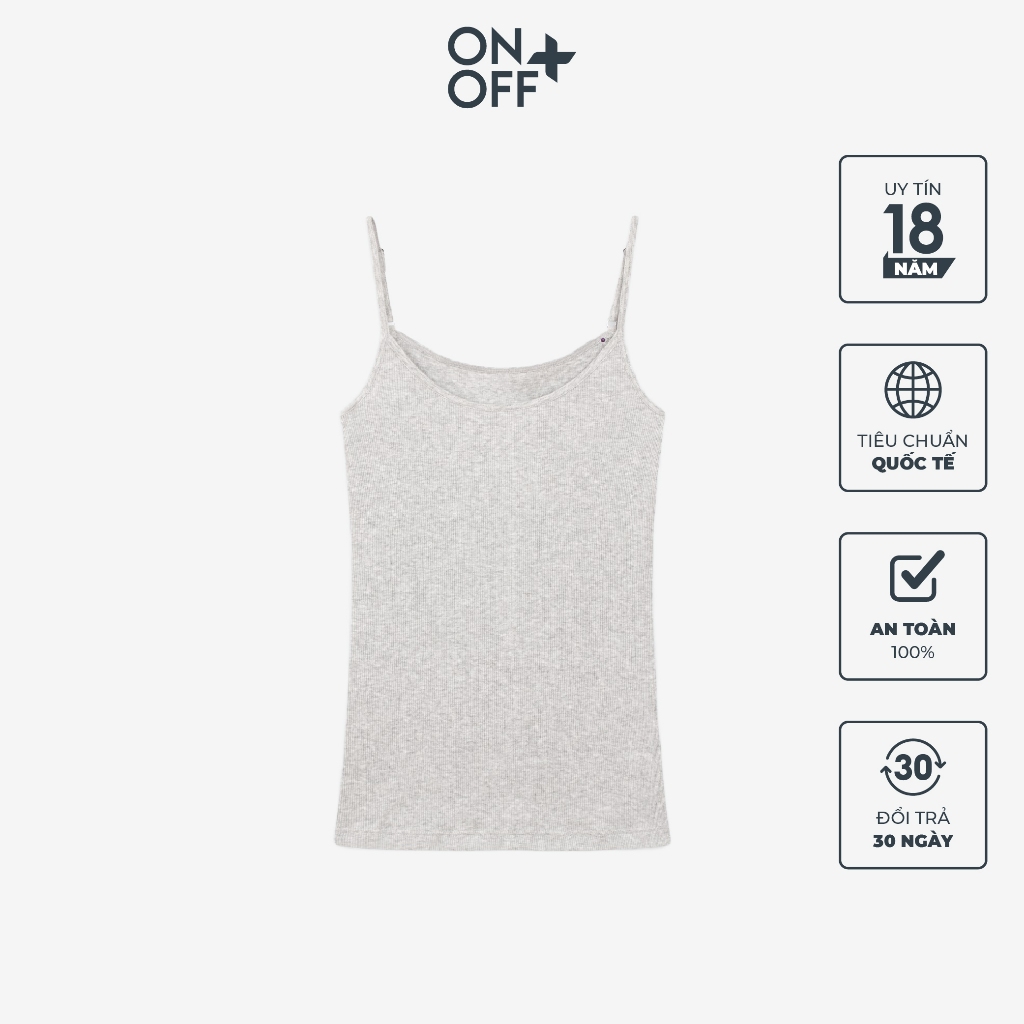 Áo 2 dây nữ ONOFF chất liệu 100% Cotton USA mềm mại – H16TT19139