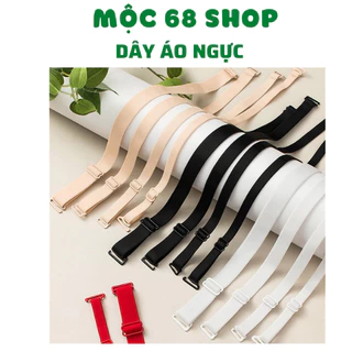 Dây Áo Ngực Co Giãn Màu Trơn Chống Trượt Nhiều Kích Cỡ (1 Đôi) - Mộc 68 Shop