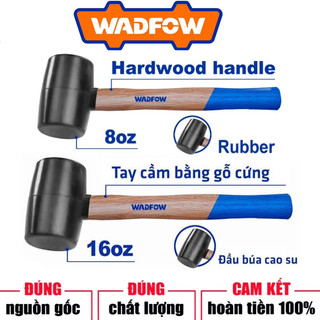 ĐỒ NGHỀ WADFOW Búa cao su đen 220g , 450g WMB7301 , WMB7302