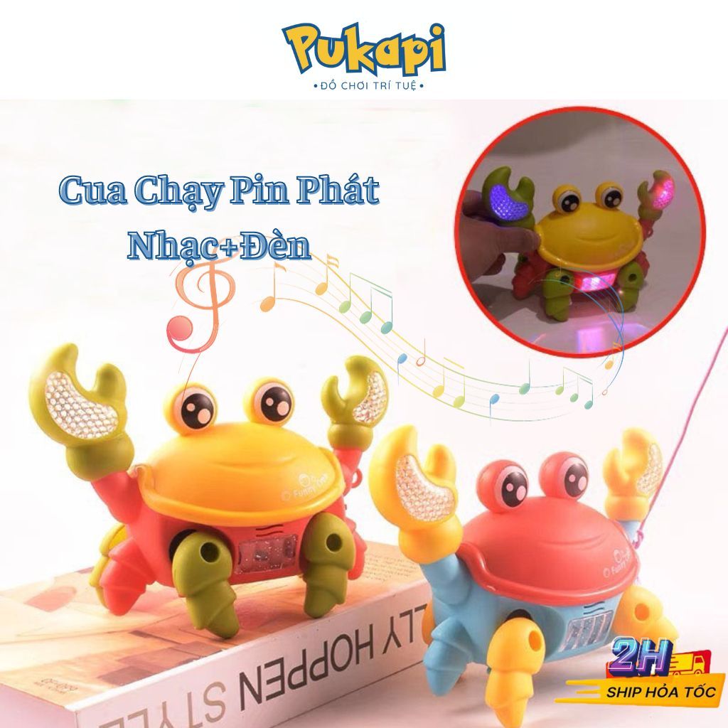 Đồ Chơi Con Cua Chạy Pin Cua Chạy Bằng Pin Phát Nhạc Cua Pin Có Đèn ...