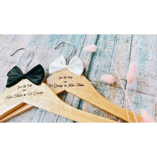 Móc Gỗ Wedding Gift | Khắc Tên Cô Dâu Chú Rể ( 1 cái)