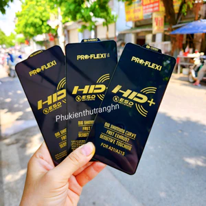 Cường lực Full màn PROFLEXI HD+ Samsung S23 FE M55 A55 A35 M54 A54 A73 M53 A71 A72 M51 M52 NOTE 10 LITE cảm ứng mượt