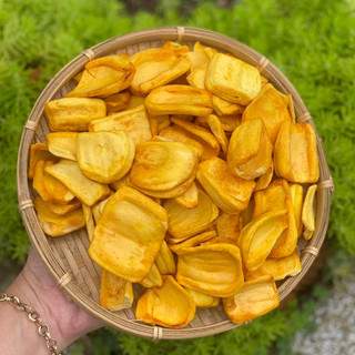 THUYTIENFOOD Mít Thái Sấy Giòn – Snack Trái Cây Ăn Vặt – Túi 200gr/400gr – Giòn Tan Thơm Ngọt Tự Nhiên