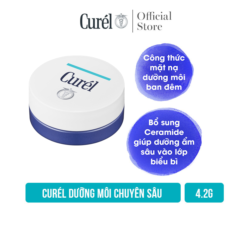 Ảnh Dưỡng môi chuyên sâu Curél Intensive Moisture Care Moisture Lip Care Balm 4.2g 2