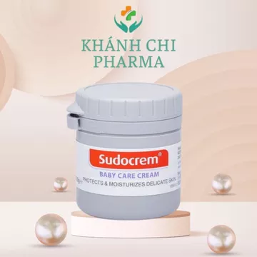 Kem bôi hăm Sudocrem ( Anh) lọ 60g. Kem chống hăm, dưỡng da, làm mềm da hiệu quả, an toàn cho trẻ sơ sinh.