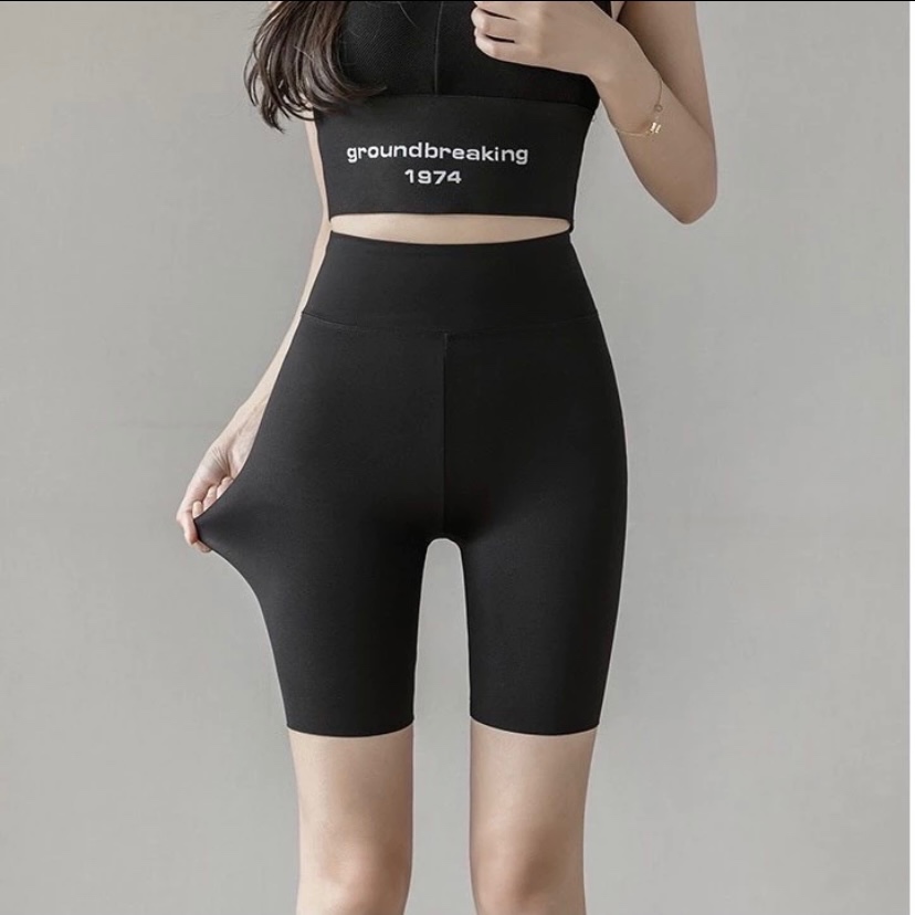 M115-Quần Legging Ngố Cạp Cao Gen Bụng siêu Hack Dáng