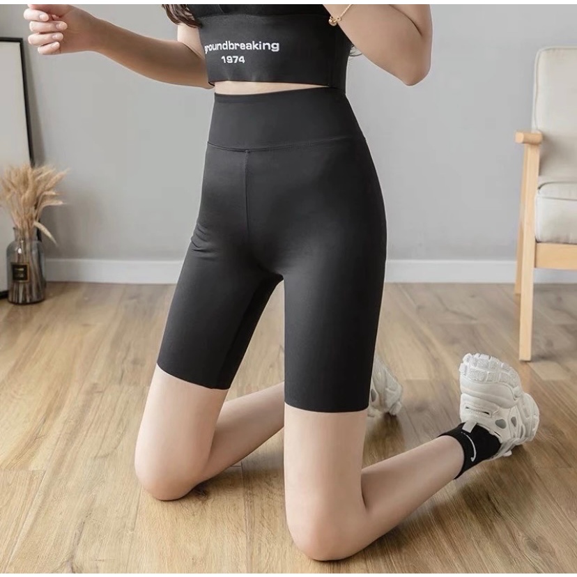 M115-Quần Legging Ngố Cạp Cao Gen Bụng siêu Hack Dáng