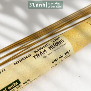 Nhang Không Tăm Trầm Hương Đặc Biệt 3 Lành Ống 30gr Tự Nhiên 100% Ít Khói 12 Năm Trầm Thờ Cúng Yoga