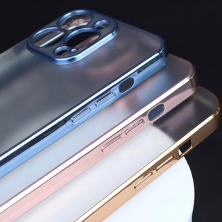 Ốp lưng SULADA lưng nhám viền màu máy bảo vệ camera cho iPhone 13/13Pro/13ProMax