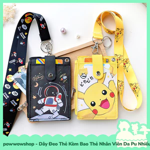 Bao Thẻ Da Pu Kèm Dây Đeo 42cm Kiêm Ví Tiện Dụng Phong Cách Nhân Vật Hoạt Hình Anime Manga 3