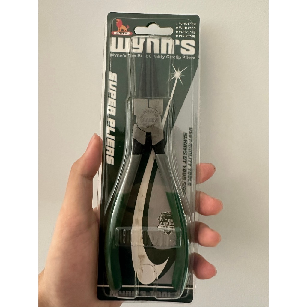 Kìm | Kềm phe mũi thẳng công nghiệp Wynn's 7 inch 180mm, kìm phanh thép Carbon cao cấp kềm mở phe mũi thẳng các loại