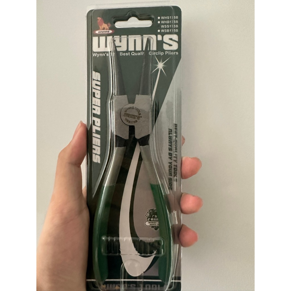 Kìm | Kềm phe mũi thẳng công nghiệp Wynn's 7 inch 180mm, kìm phanh thép Carbon cao cấp kềm mở phe mũi thẳng các loại