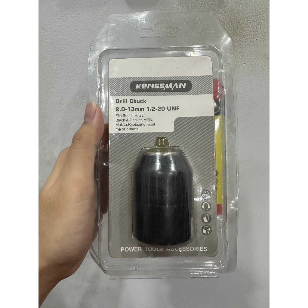 Đầu kẹp mũi khoan Kenssman, đầu chuyển mũi khoan tự động cao cấp KENSSMAN không cần khóa (0,8 - 10mm) và (2 – 13mm)