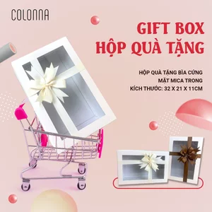 Hộp Quà tặng Bìa Cứng, Mica trong suốt