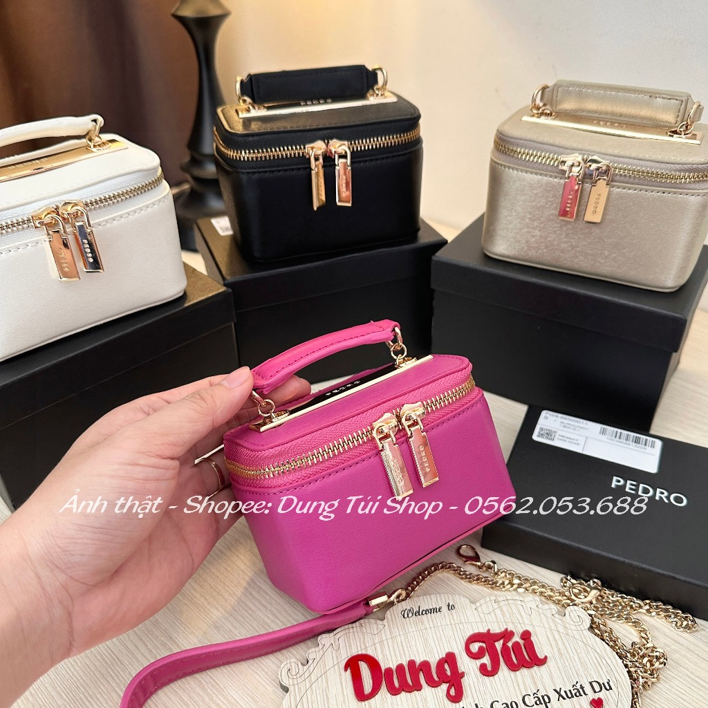 Túi nữ dáng cốp mini cực xinh 2 màu trắng, vàng nhủ (Size 13*9*7) PW4 ...