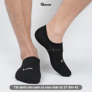 Combo 5 đôi tất nam đi giày lười GOMTAT, chất liệu cotton dày dặn thoáng khí, cực êm chân - LUXIS-S08-CB5