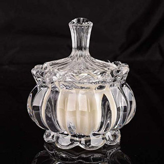 Hũ thủy tinh đựng mứt tết 15cm đựng bánh kẹo hoa quả thủy tinh pha lê cực đẹp cao cấp