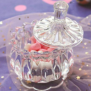 Hũ thủy tinh đựng mứt tết 15cm đựng bánh kẹo hoa quả thủy tinh pha lê cực đẹp cao cấp