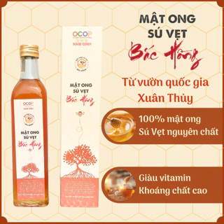 Mật ong Sú Vẹt (500ml) chai thủy tinh - Từ rừng ngập mặn, vườn quốc gia Xuân Thủy