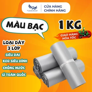 Túi Đóng Hàng - Màng PE Gói Hàng Niên Phong Tự Dính Túi 3 Lớp Siêu Dai Màu Bạc