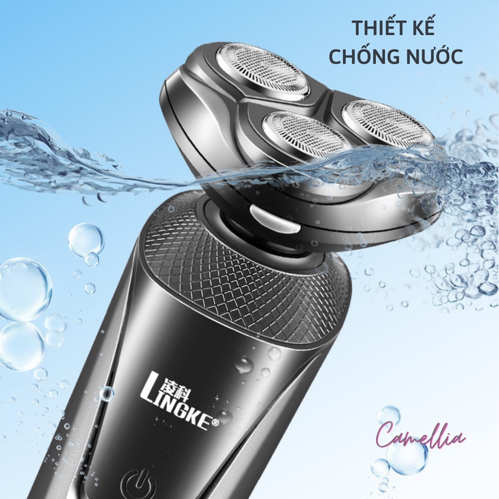 Máy Cạo Râu LINGKE 3 Đầu Vệ Sinh Cá Nhân Đa Năng 3 Trong 1 Cắt Tóc Cạo ...