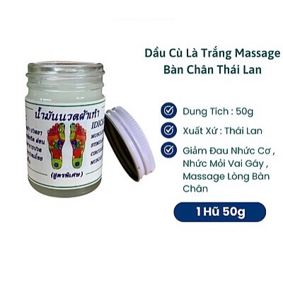 Dầu cù là massage bàn chân chính hãng Thái Lan, hủ 50g