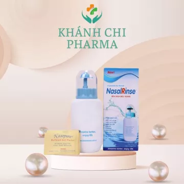 Bình rửa mũi xoang Nasal Rinse (Hộp 1 bình +10 gói muối). Hỗ trợ viêm mũi, viêm xoang, ngạt mũi, sổ mũi