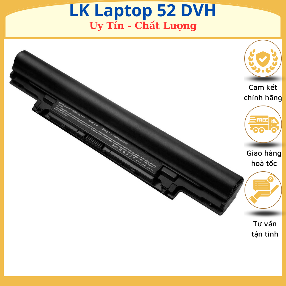 Pin laptop Dell Latitude 3340 3350 YFDF9 -  Zin 6 CELL