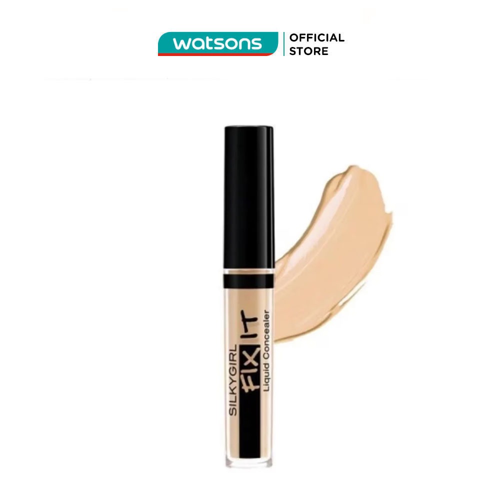 Kem Che Khuyết Điểm Dạng Lỏng Silkygirl Fix It Liquid Concealer 2ml .#01 Light Tông Sáng