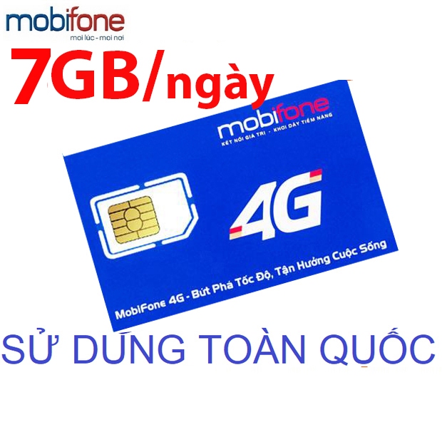 Sim 4G Mobifone sayme 125 FRee tháng đầu 7Gb/ngày | Shopee Việt Nam