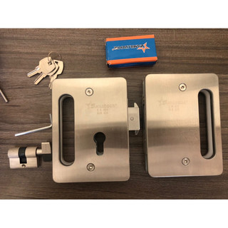 Khoá Cửa Kính Cường Lực - Bộ Khoá Liền Tay Nắm Âm( Khoá ZM 524 )