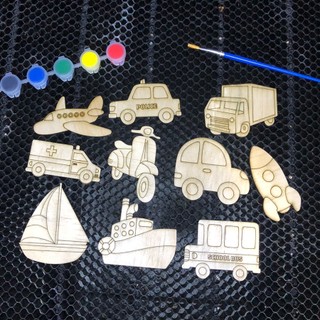 Set 10 Hình Tô Màu Các Phương Tiện Giao Thông Cho Bé Thỏa Sức Sáng Tạo - Cùng Bé Phát Triển Tư Duy