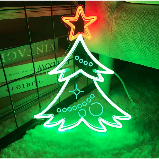 [Merry Christmas 2023] Đèn LED Neon Giáng Sinh 2023(60 cm) -Ánh Sáng Lung Linh, Không Gian Ấm Áp Chào Đón Mùa Yêu Thương