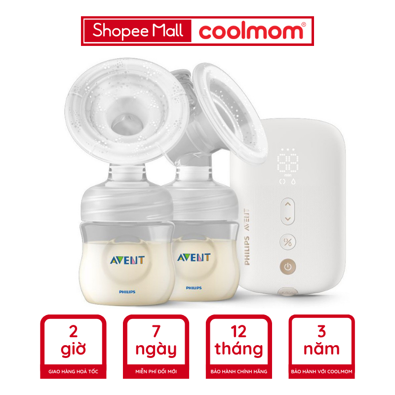 Máy hút sữa điện đôi Philips Avent Eureka SCF393.11 / SCF394.11 (Plus ...