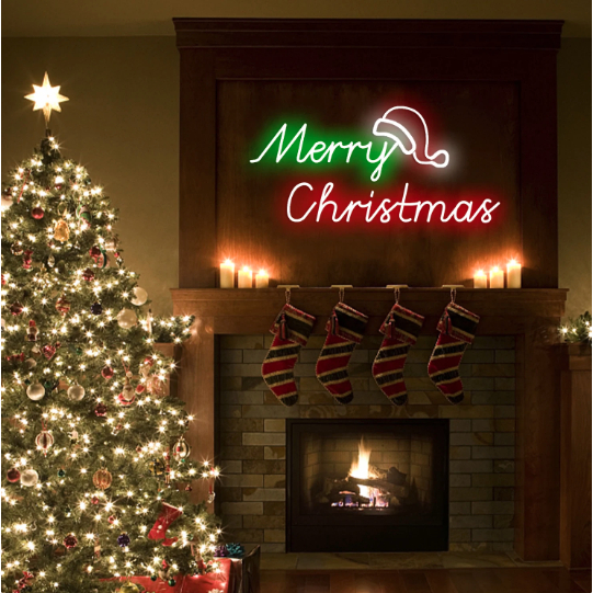 [Merry Christmas 2023] Đèn LED Neon Giáng Sinh 2023(60 cm) -Ánh Sáng Lung Linh, Không Gian Ấm Áp Chào Đón Mùa Yêu Thương