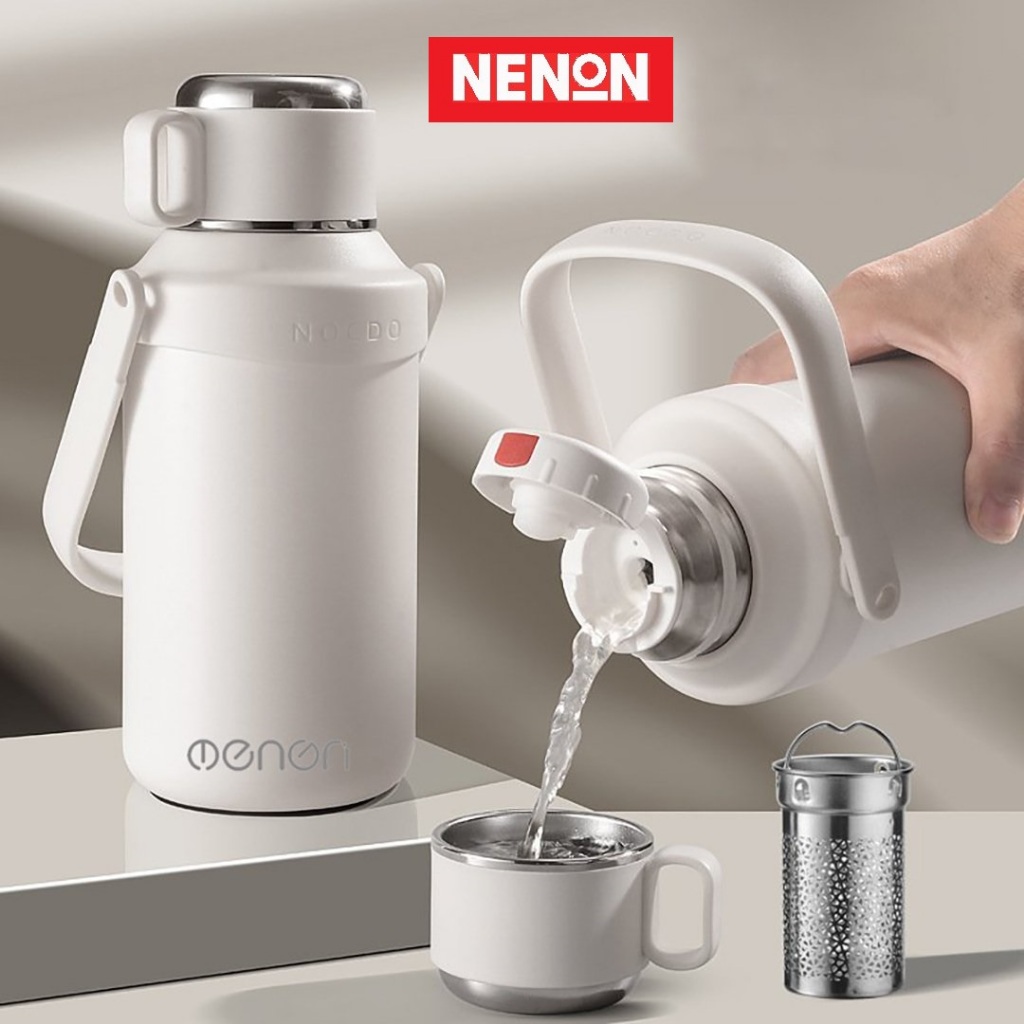 Bình Giữ Nhiệt INOX 316 1200ml Giữ Nhiệt 24h An Toàn Sức Khoẻ Khi Sử Dụng - NENON