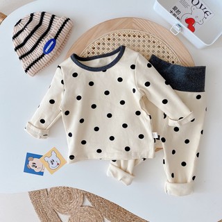 [MỚI 2025] Bộ Quần Áo Thu Đông Dài Tay Bemohome Chất Cotton Mềm Mại Đáng Yêu Cho Bé Trai Bé Gái Từ 5-17kg