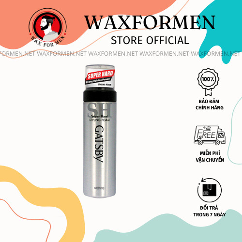 [CHÍNH HÃNG] Bọt tạo kiểu tóc Gatsby Styling Foam Super Hard Wax