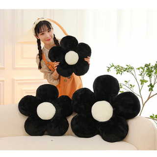 Gối bông hoa tựa lưng, trang trí, decor phòng