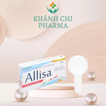 Que thử thai bản to Allisa của Traphaco. Que thử phát hiện thai sớm, nhanh, chính xác