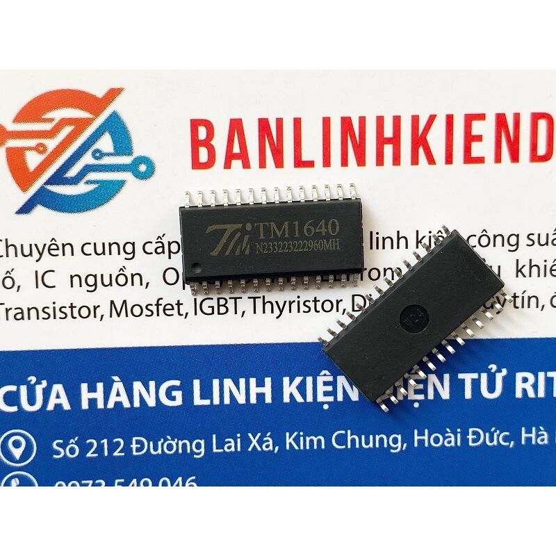 [Combo 5 chiếc] TM1640 IC Điều Khiển LED SOP-28 | Shopee Việt Nam