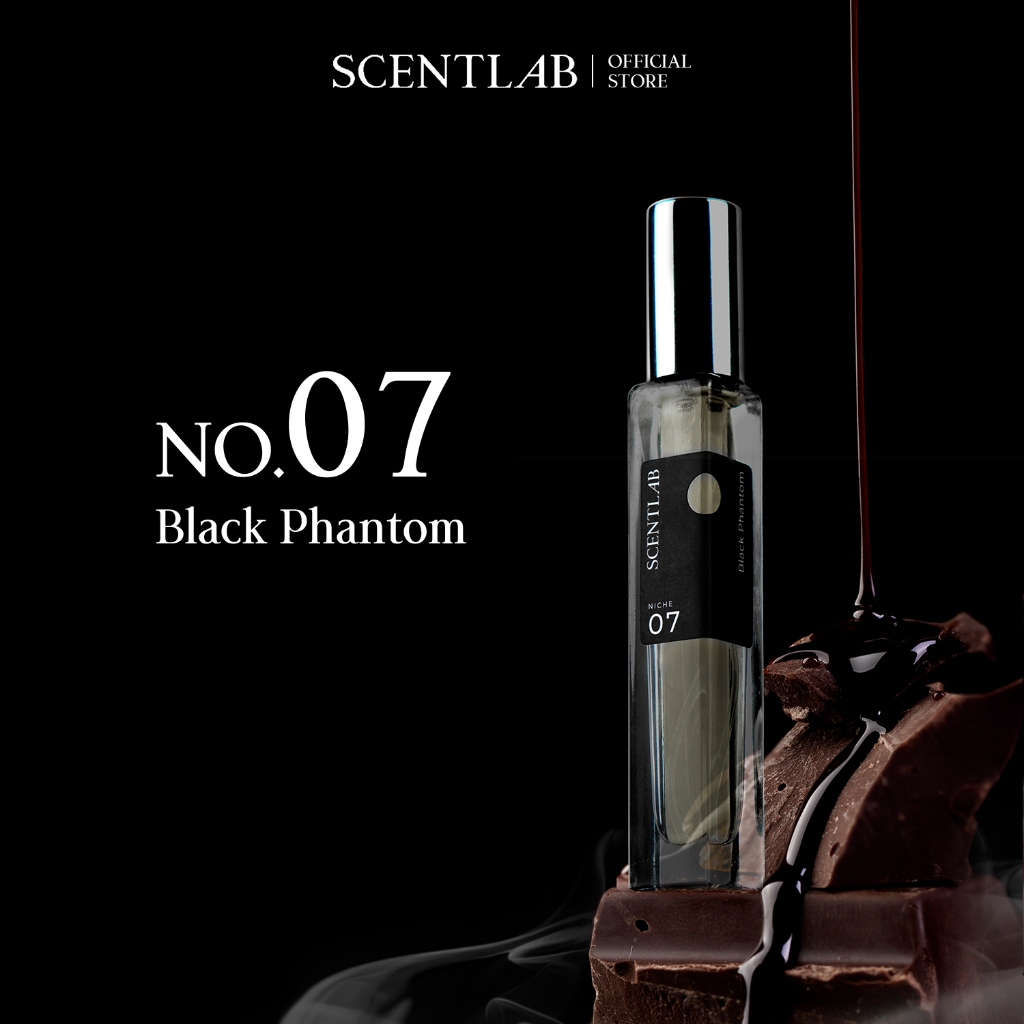 Ảnh Nước hoa unisex SCENTLAB No.07 quyến rũ cá tính Black Phantom Niche tinh dầu thơm lâu, lưu hương 10h mini 10ml 1