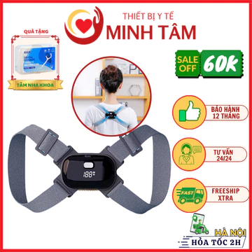Đai vai chống gù, Đai Chống Gù Lưng Rung Cảm Biến Điện Tử Thông Minh Nhật Bản loại cao cấp KYPHOSIS- FK211