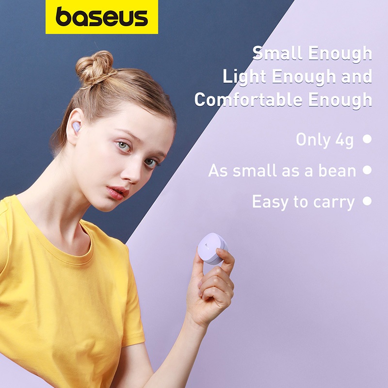 Ảnh Tai Nghe Baseus WM01 Bluetooth 5.3 tai nghe Chống Ồn Có Micro điều Khiển Bằng Cảm ứng 3